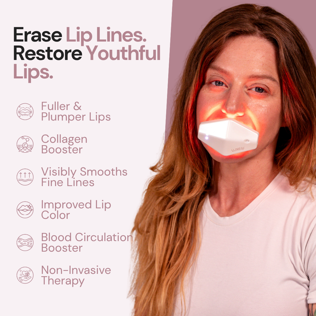 LuxeLip© Erase Lip Lines Without Injections in Just 6 min a day
