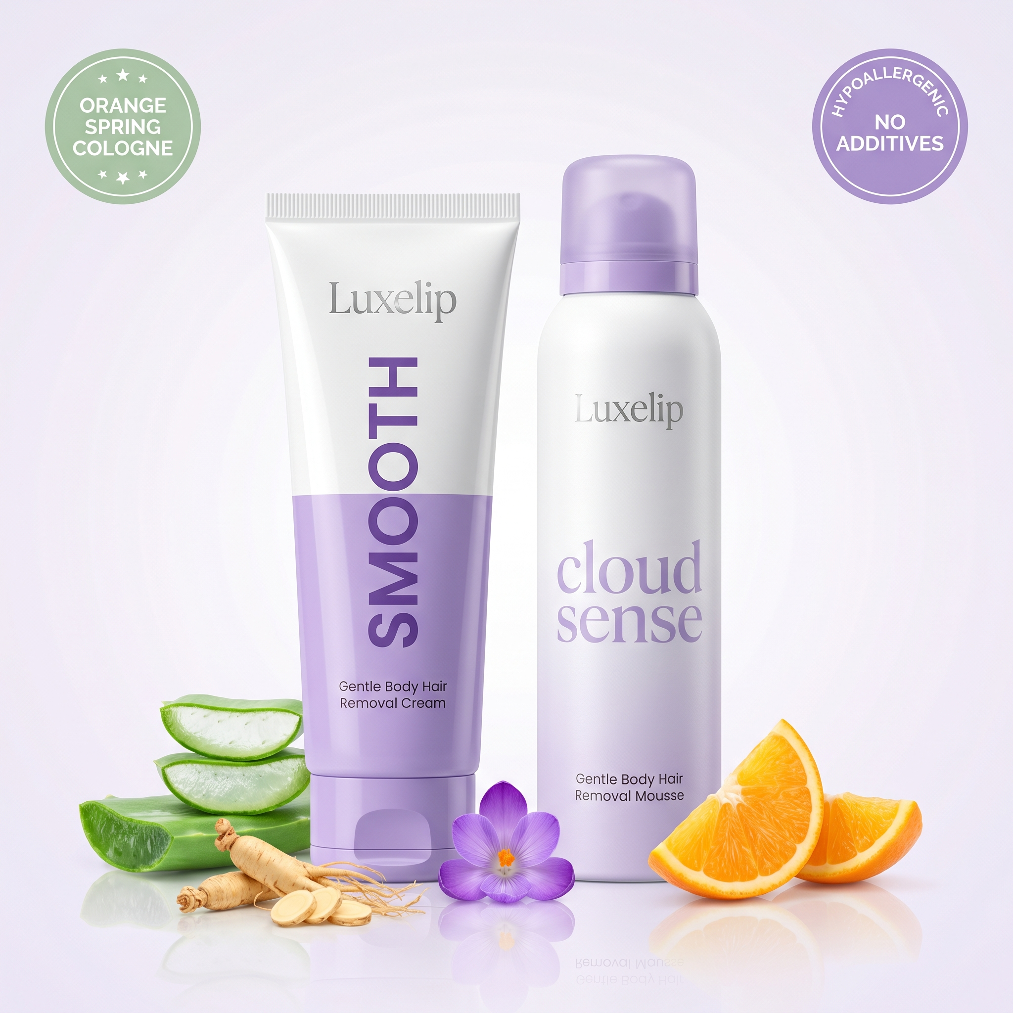Painless Hair Removal — Cream + Mousse Set