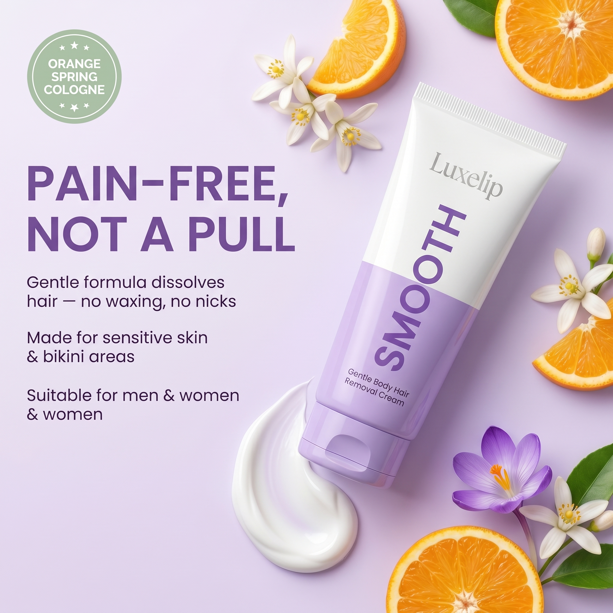 Painless Hair Removal — Cream + Mousse Set